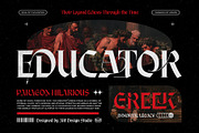 Kensy Zorem Typeface, a Blackletter Font by alit design (Thumbnail 9 of 20)