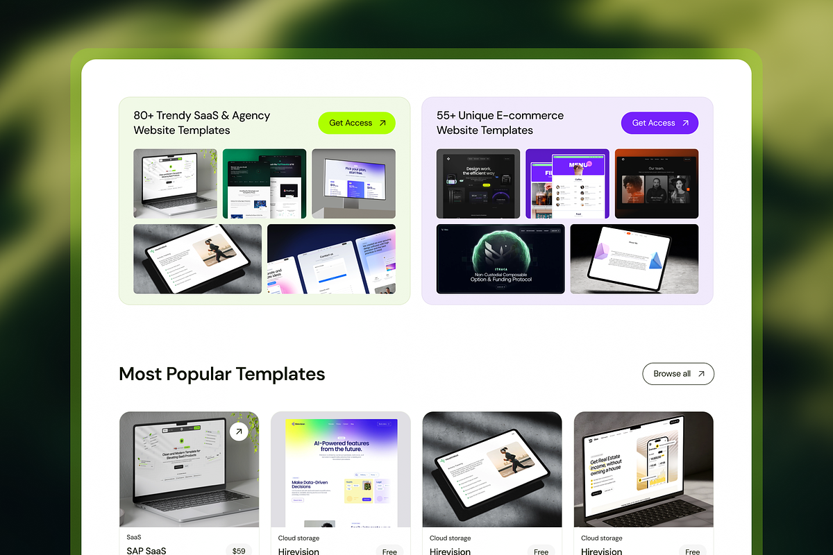 HubStore — Sell Products | Framer, a Landing Page Template by Pentaclay (Photo 4 of 4)