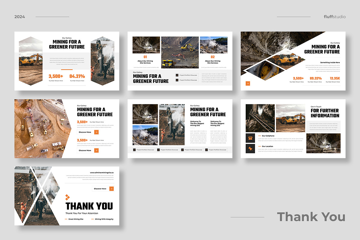 Mining Industry Google Slides, a Presentation Template by fluffstudio (Photo 4 of 4)