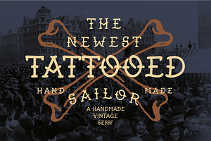 Tattooed Sailor | Vintage Serif Font