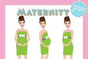 Maternity Pregnant Portrait Creator, a Person Illustration by Lauren Lesley Studio (Thumbnail 14 of 45)