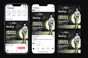 Midweek Prayer Service Church Flyer, a Social Media Template by church flyer templates (Thumbnail 5 of 9)