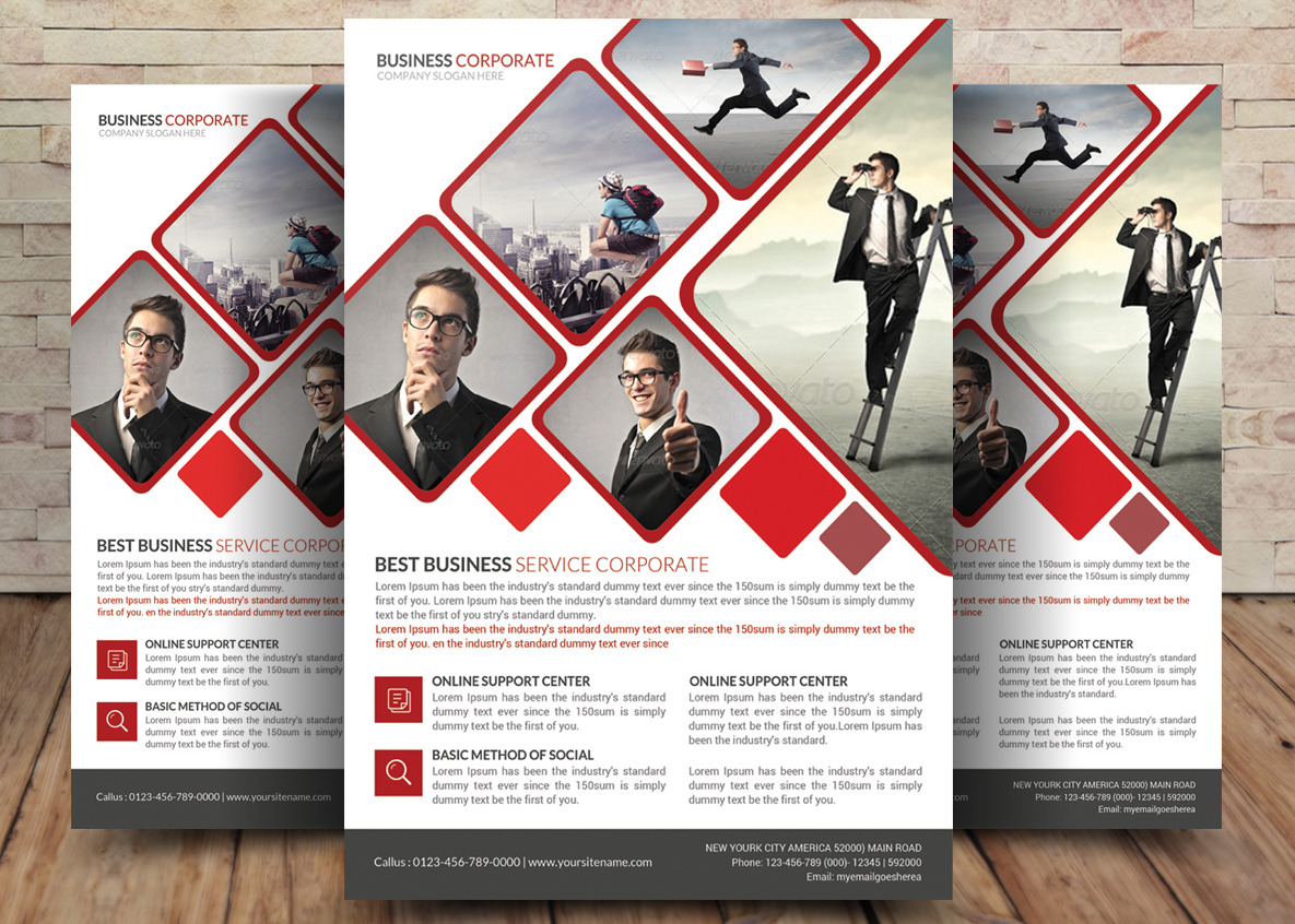 Mining Company Flyer, a Flyer Template by graphicforest