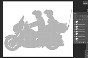 Couple Motorcycle Photo Collage, a Flyer Template by AIW SOLUTIONS (Thumbnail 4 of 4)