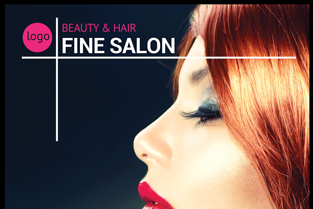 Beauty and Hair Salon Flyer, a Flyer Template by DesignMarket (Photo 2 of 2)