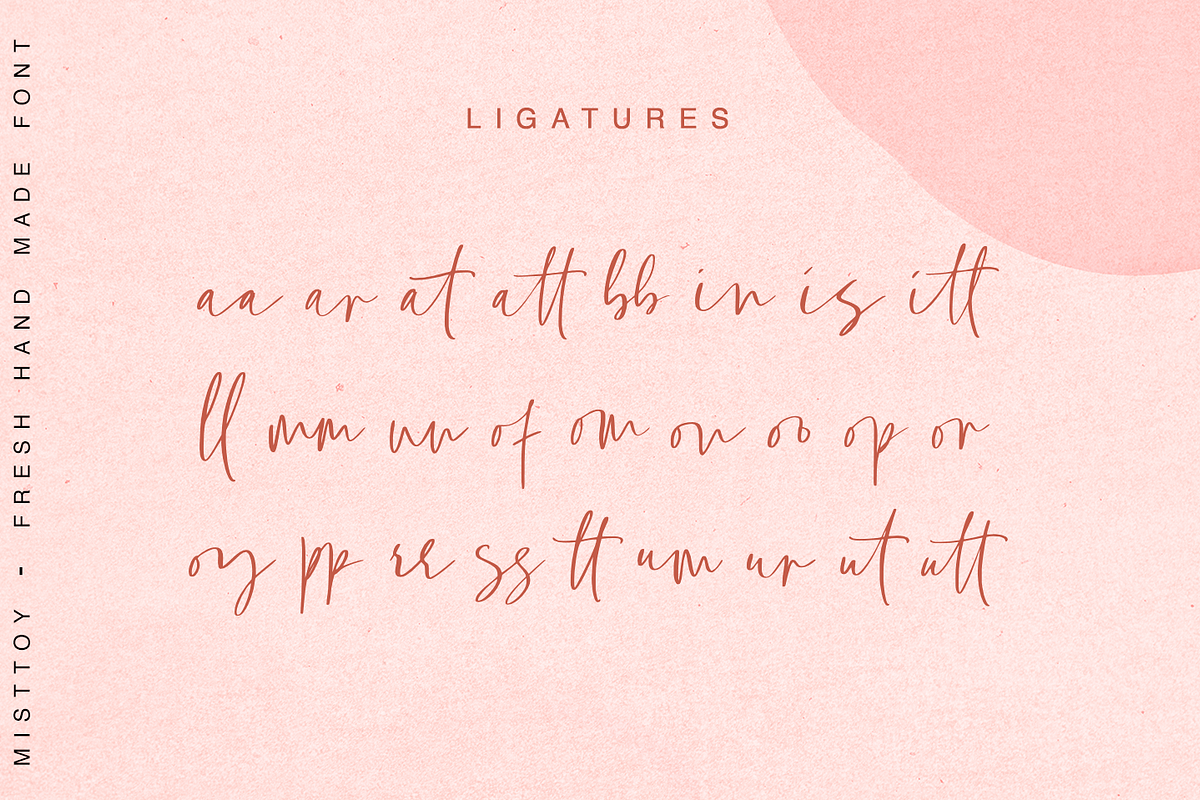 Misttoy Script, a Script Font by Quothron (Photo 8 of 8)