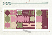 Abstract Geometric Posters, a Background Graphic by Collection by VY (Thumbnail 10 of 15)