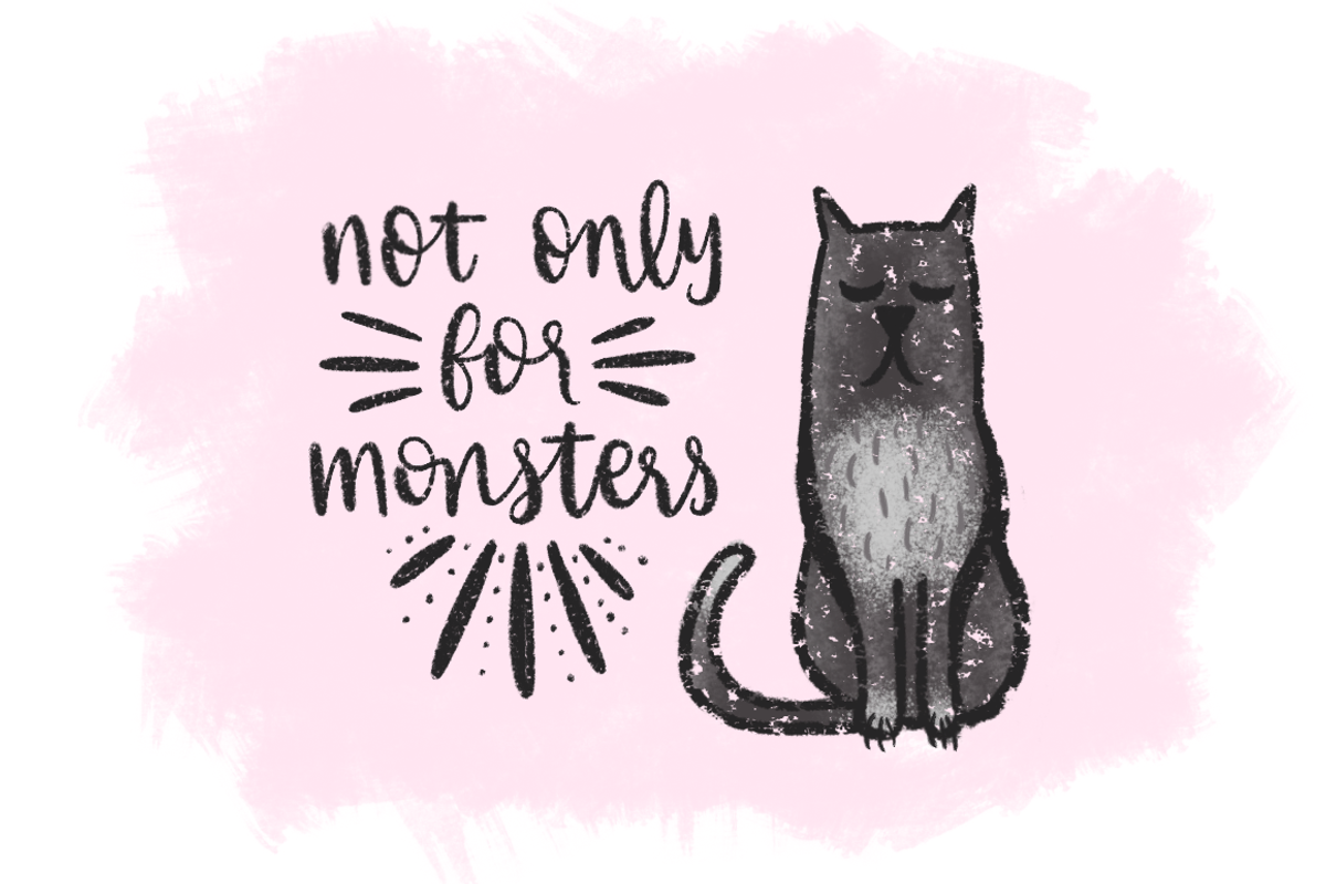 Monster Textured Procreate Brushes, a Brush Add-On by On the Mark Designs (Photo 7 of 7)
