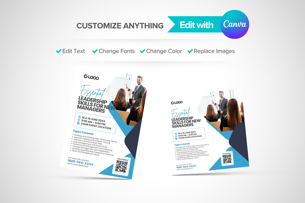 Essential Leadership Skills Flyer preview 2