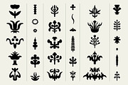 FLORAL MOTIFS | Graphic collection, an Illustration by katieromanoff_art (Thumbnail 3 of 10)