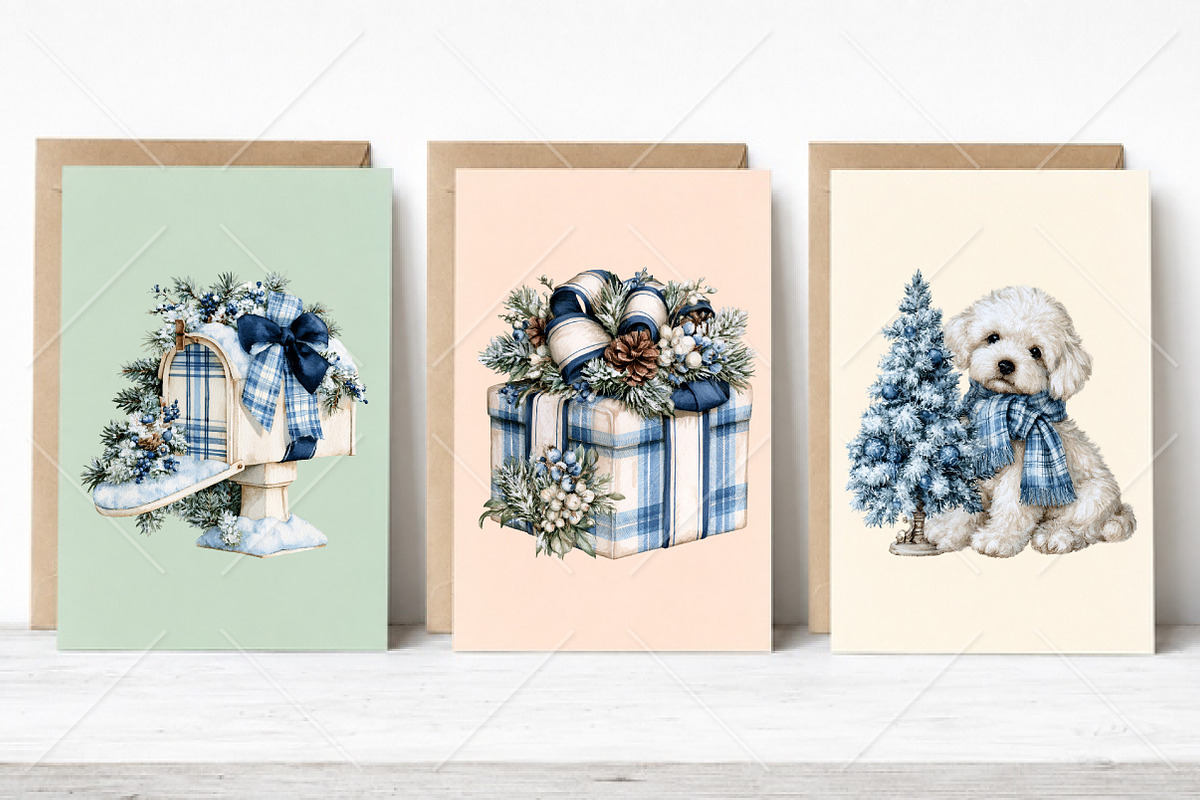 Whimsical Winter Clipart Bundle, a Seasonal Illustration by Canvas Craft (Photo 4 of 10)
