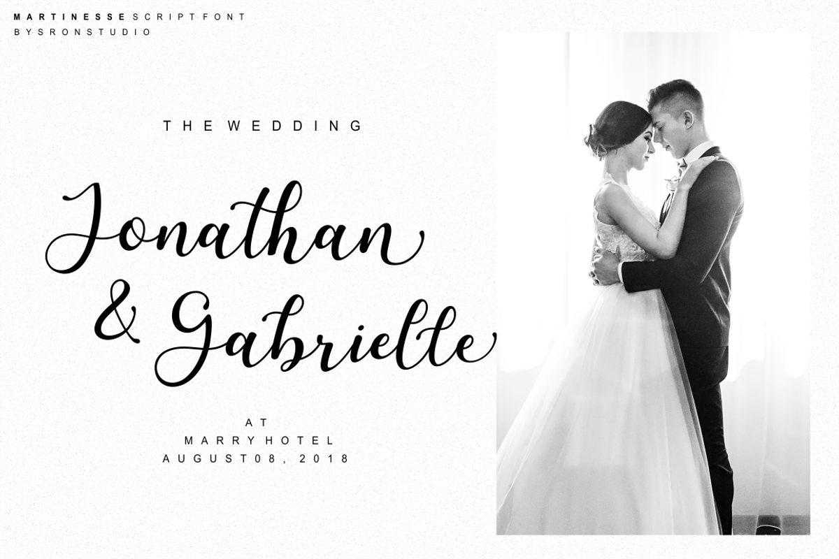 Martinesse - Beautiful Script Font preview 3