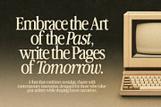 Advercase Font, a Serif Font by Indieground Design Inc. (Thumbnail 7 of 10)