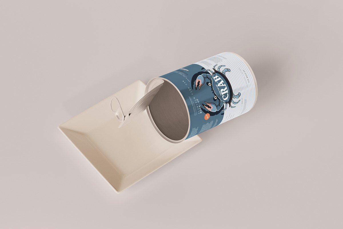 Aluminum Food Can Mockups - Large, a Cups & Container Mockup by pmvch (Photo 26 of 31)