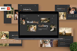 Wedding Gallery - Photography PPT, a Presentation Template by Deepslide Studio