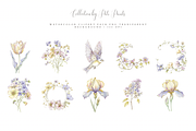 Vintage Floral Songbirds Clipart Set, a Decorative Illustration by Pati Paints (Thumbnail 3 of 11)