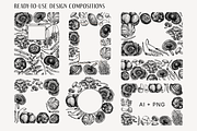 Medicinal Mushrooms & Plants Set, a Healthcare Illustration by Yevheniia (Thumbnail 6 of 12)