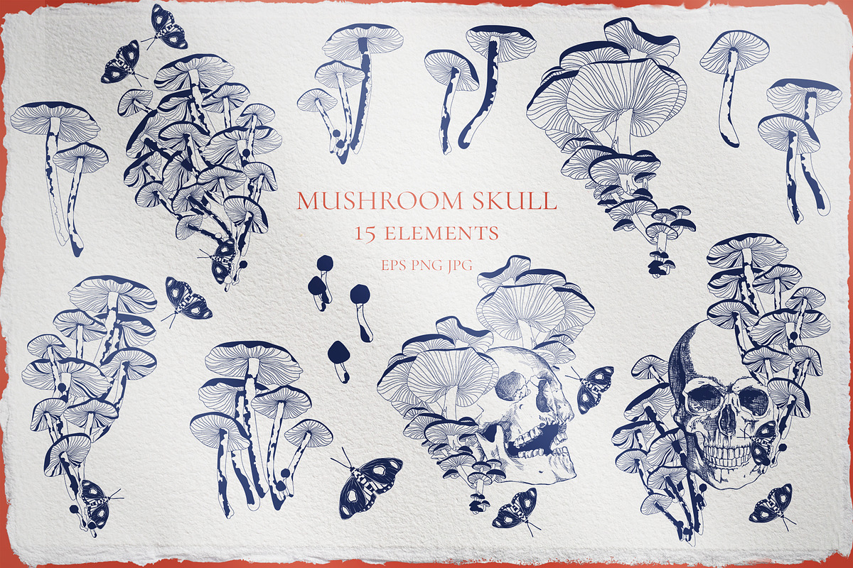 MUSHROOM SKULL, a Person Illustration by LanaDzi (Photo 8 of 11)