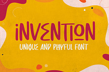 Invention - Unique Display Font