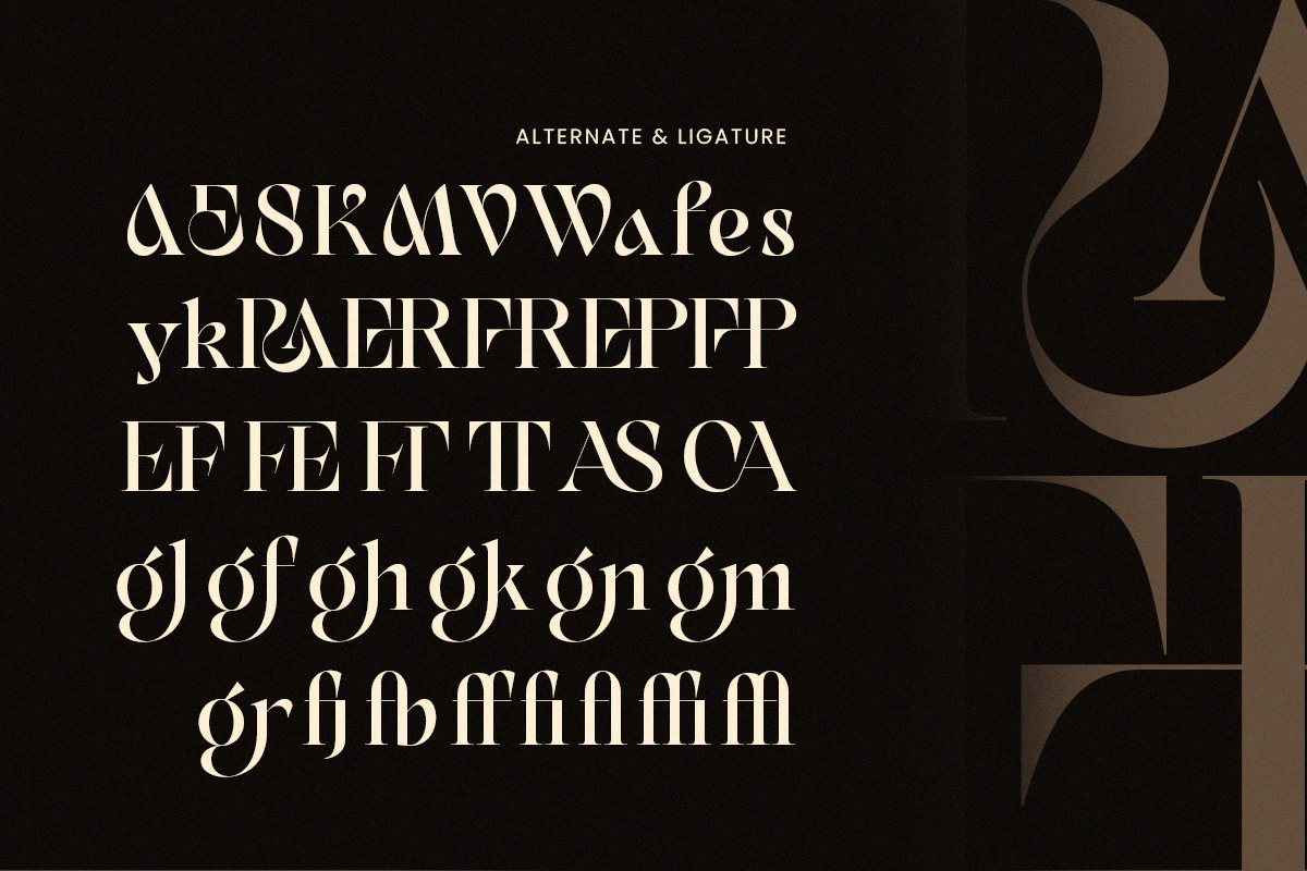 Erazer – Luxury High Contrast Serif, a Serif Font by Sensatype (Photo 11 of 12)