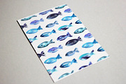 Watercolor summer patterns (4+bonus), a Pattern Graphic by Katerina Tova (Thumbnail 9 of 10)