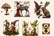 HAZARDOUS CARDS FAIRY CLIPART PACK, a Person Illustration by Daring Digies (Thumbnail 4 of 10)