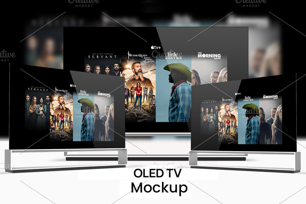 4K OLED TV Mockup, a Product Mockup by Design by Mirko (Photo 1 of 8)
