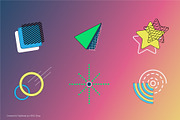 Collection of MEMPHIS elements, a Decorative Illustration by KENO Mascots (Thumbnail 6 of 6)