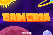 GAMERIA - Gaming Font, a Font by tokokoo (Thumbnail 12 of 15)