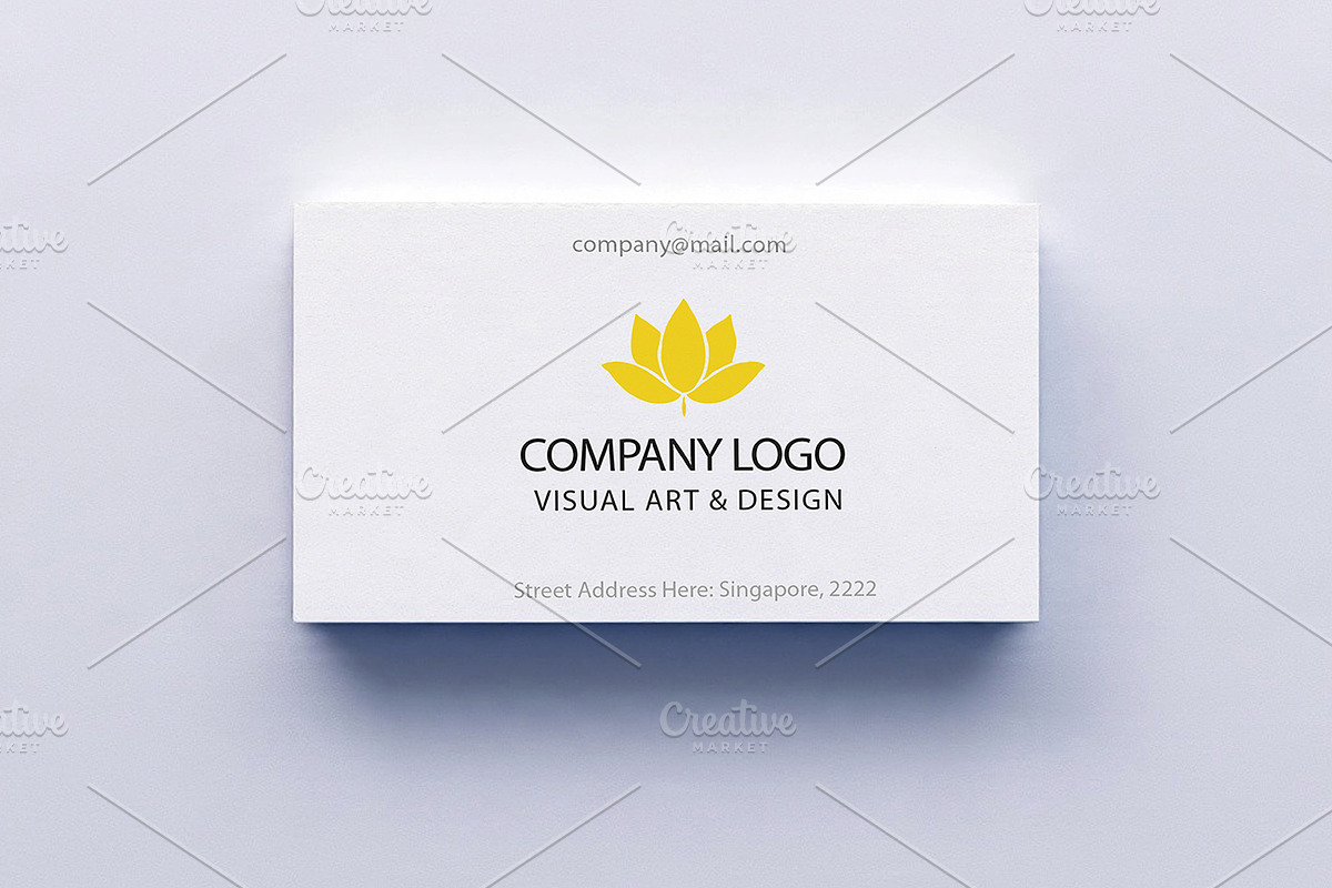 Elegant business card, MockUp, an Advertising Mockup by Mockup Stories (Photo 2 of 2)