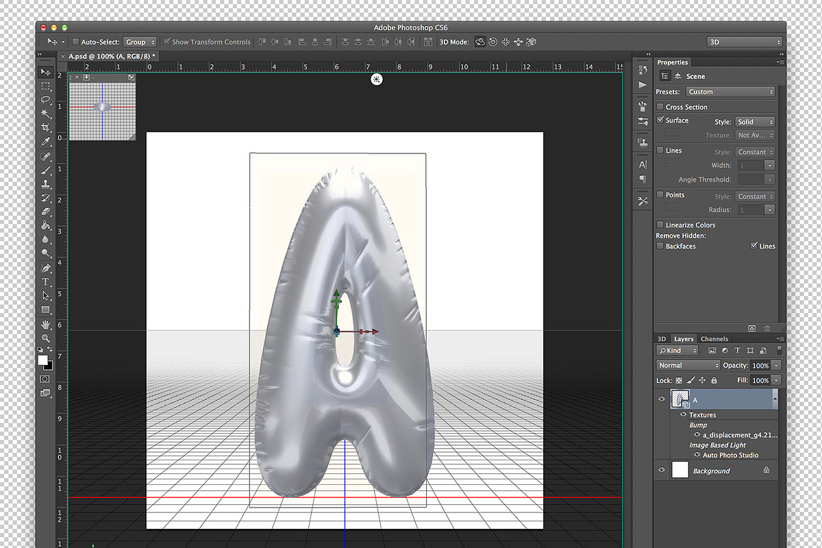 3D Foil Balloon Lettering Pack preview 3