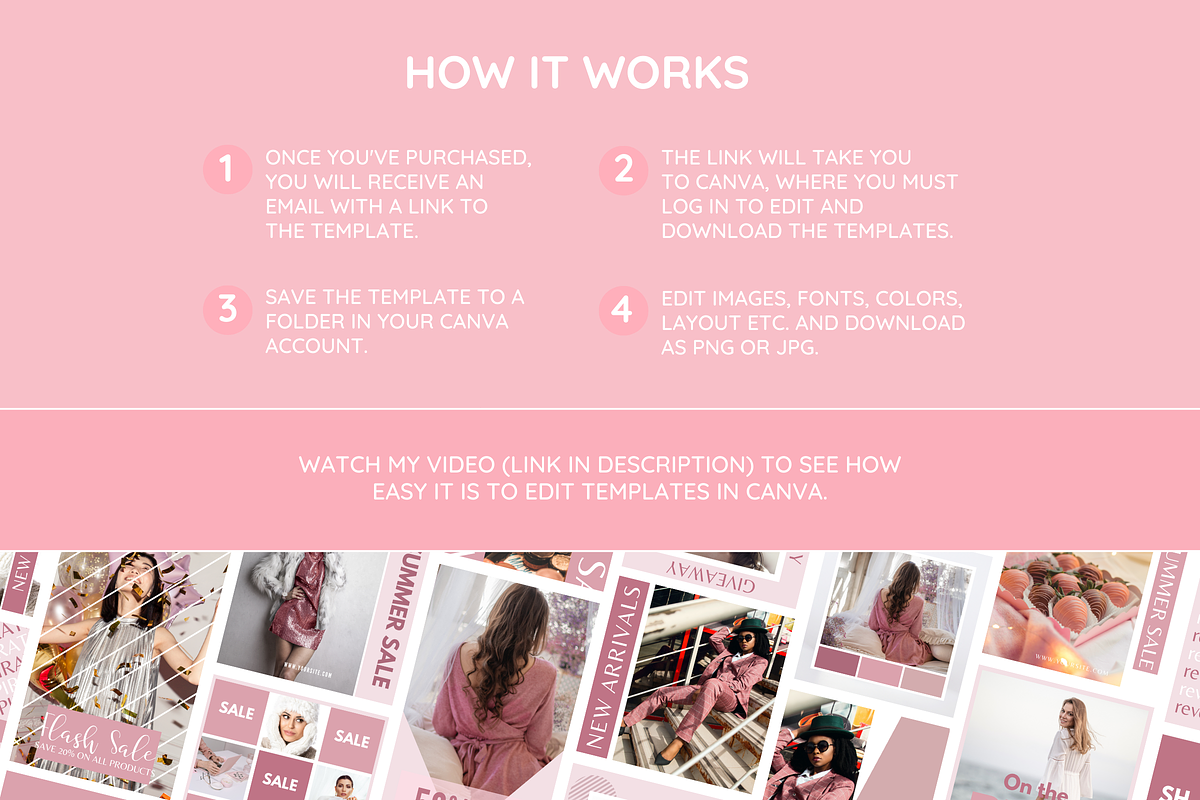 Blush Pink Business Card, a Business Card Template by SunshineStudioBoutique (Photo 10 of 10)
