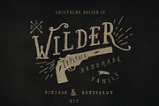 Wilder Family & Handdrawn Kit, a Font by Swistblnk Std. (Thumbnail 1 of 4)
