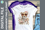 Boho Glam Wildcat Clipart, 22 PNG, an Animal Illustration by Enliven Designs (Thumbnail 5 of 8)