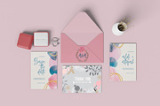 Wedding Invitation Mockup, a Print Template by bimockup (Thumbnail 2 of 5)