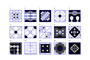 Resonance - Geometric Patterns, a Pattern Graphic by Formelier (Thumbnail 2 of 8)