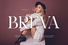 Breva || Modern Line Serif Font