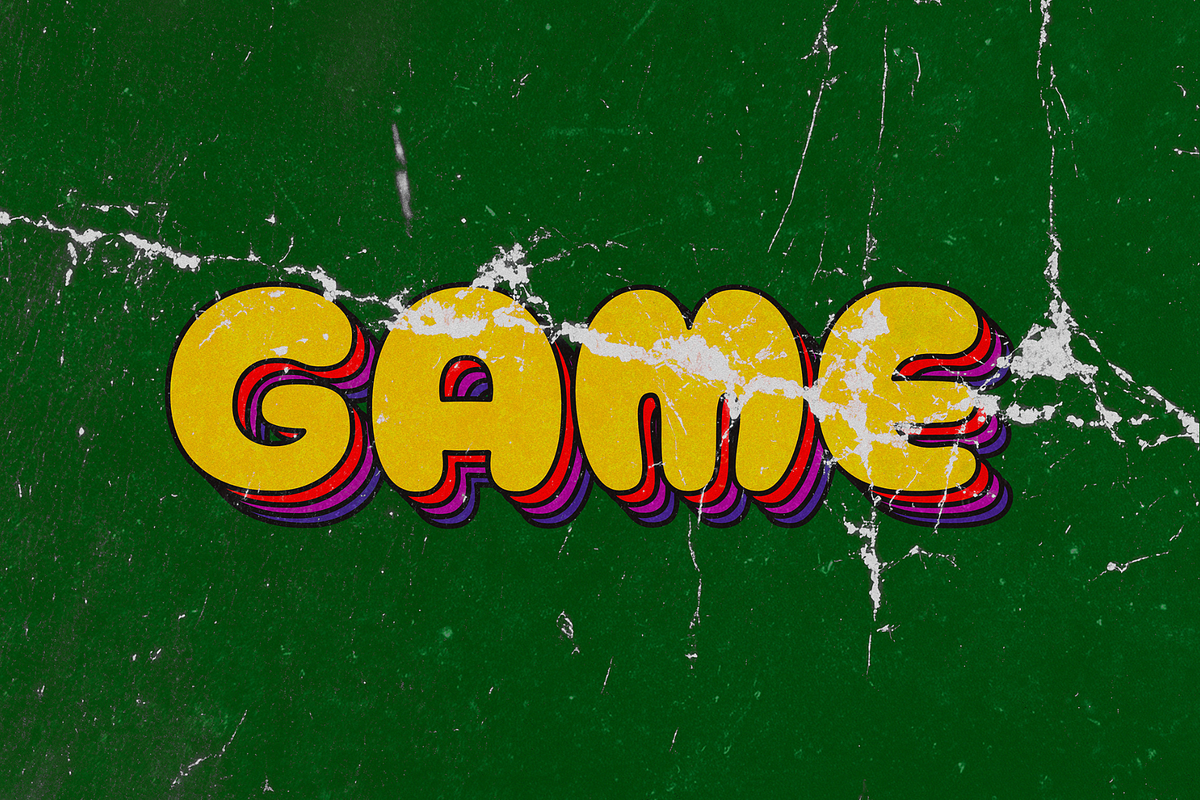 Retro Game Playful Text Effect, a Plug-in Add-On by barsrsind (Photo 1 of 2)