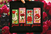 Faux Yarn Valentine Goose Coquette, an Illustration by Craft Nest (Thumbnail 5 of 7)
