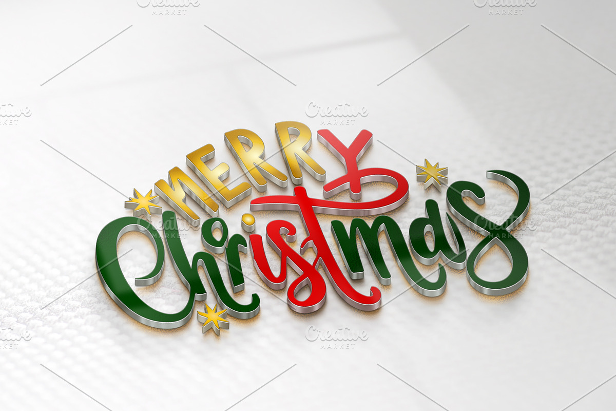 Christmas logo Design Template, a Branding & Logo Template by FusionadCreates (Photo 1 of 3)