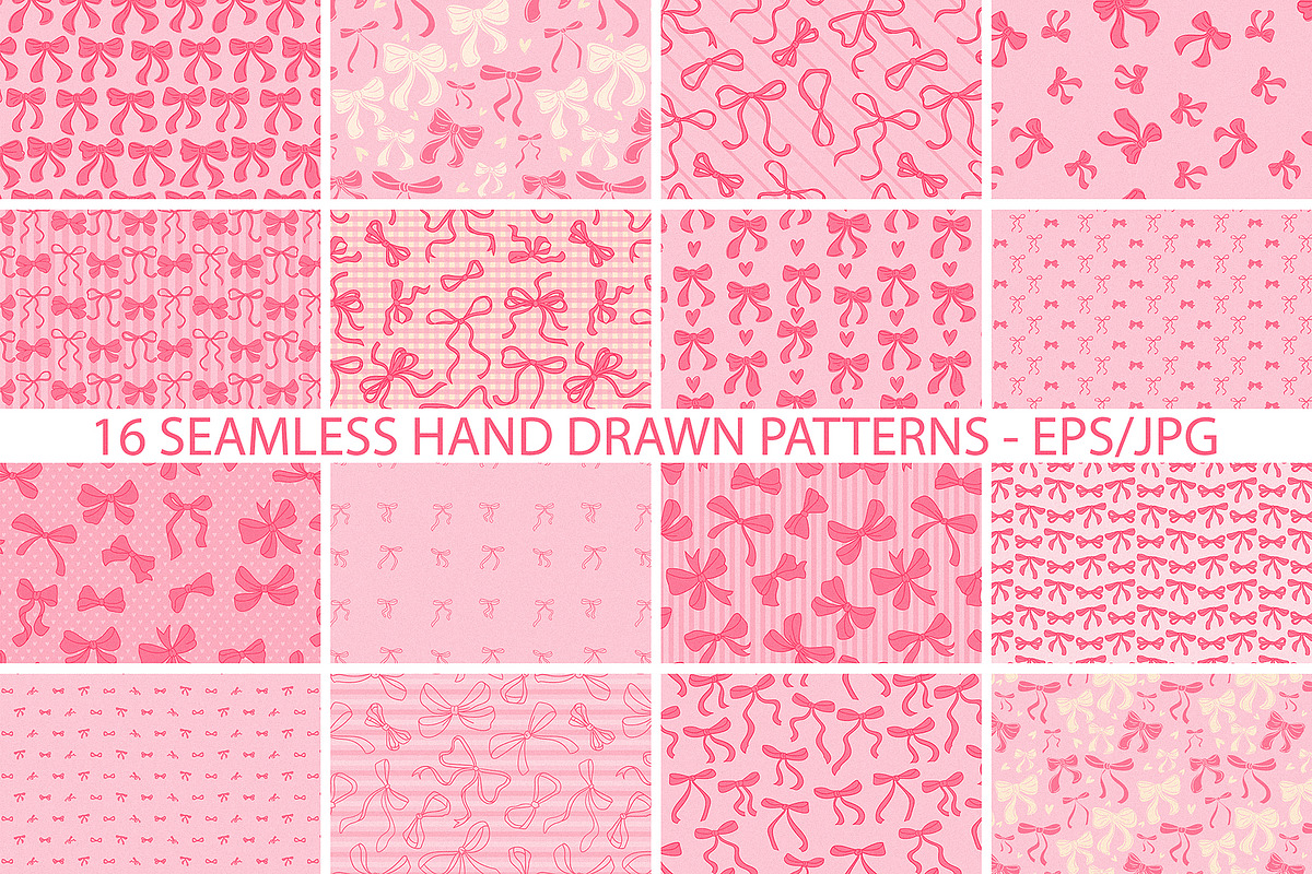 Bows & Frames Hand Drawn Collection, an Object Graphic by Kokoshka (Photo 2 of 13)