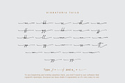 Signaturia - Handwritten Signature, a Script Font by Typebae (Thumbnail 9 of 10)