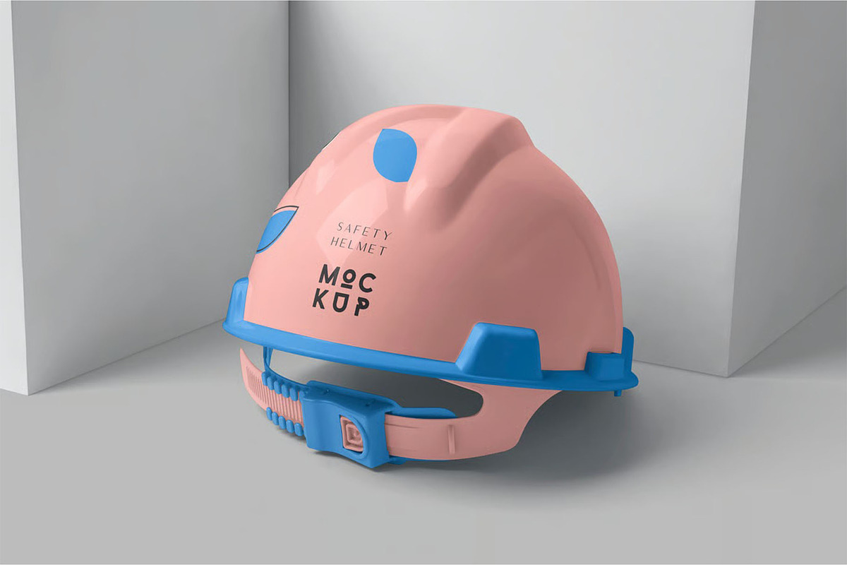 Construction Safety Helmet Mockup, an Apparel Mockup by megostudi0 (Photo 5 of 6)