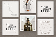CANVA | Glamour Social Media Pack, a Social Media Template by 9inchideas (Thumbnail 8 of 10)
