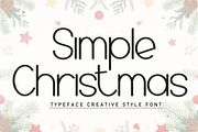 Simpel Christmas | Script Font, a Script Font by Scratchones (Thumbnail 1 of 8)