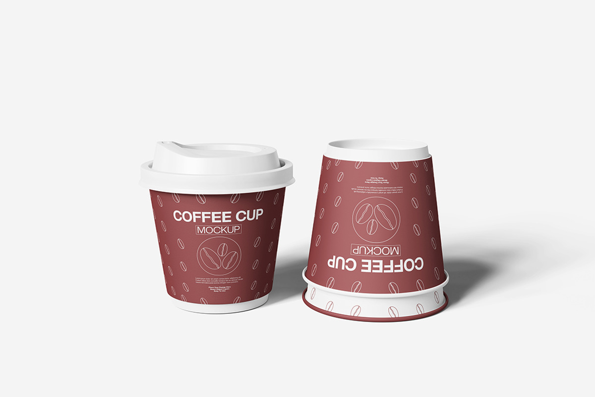 Coffee Cup Mockup, a Cups & Container Mockup by Indah (Photo 2 of 6)