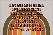 Champione | Retro Font with Extrude, a Serif Font by Almeera Std (Thumbnail 3 of 12)