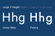 FONT | Linear Beta | App Font, a Sans Serif Font by Typo Graphic Design (Thumbnail 3 of 8)