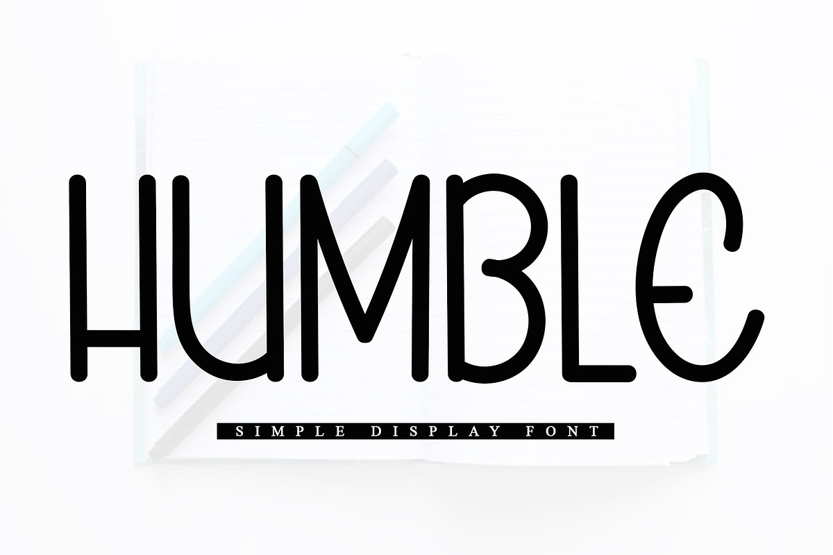 HUMBLE, a Handwritten Font by FreshTypeINK (Photo 1 of 7)