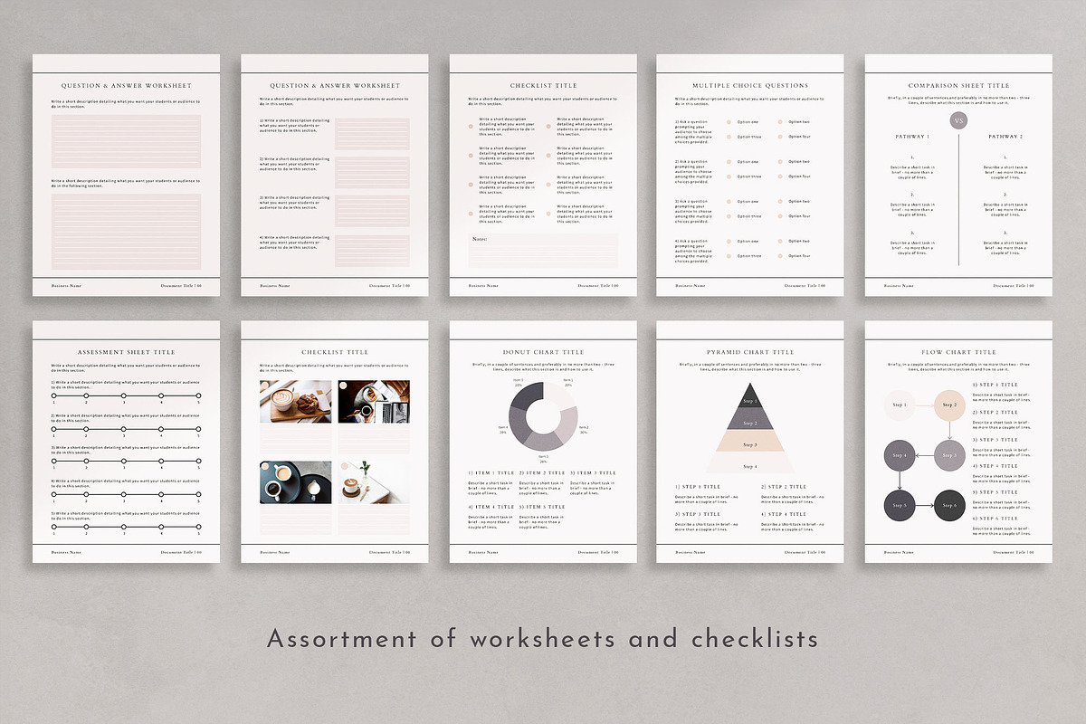 Course Creator Workbook eBook Canva, a Magazine Template by Studio Sugoi (Photo 6 of 10)